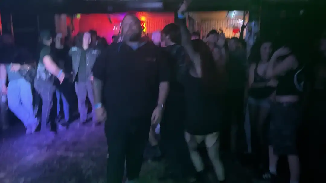 A mosh pit at Pittsburgh Emo Night