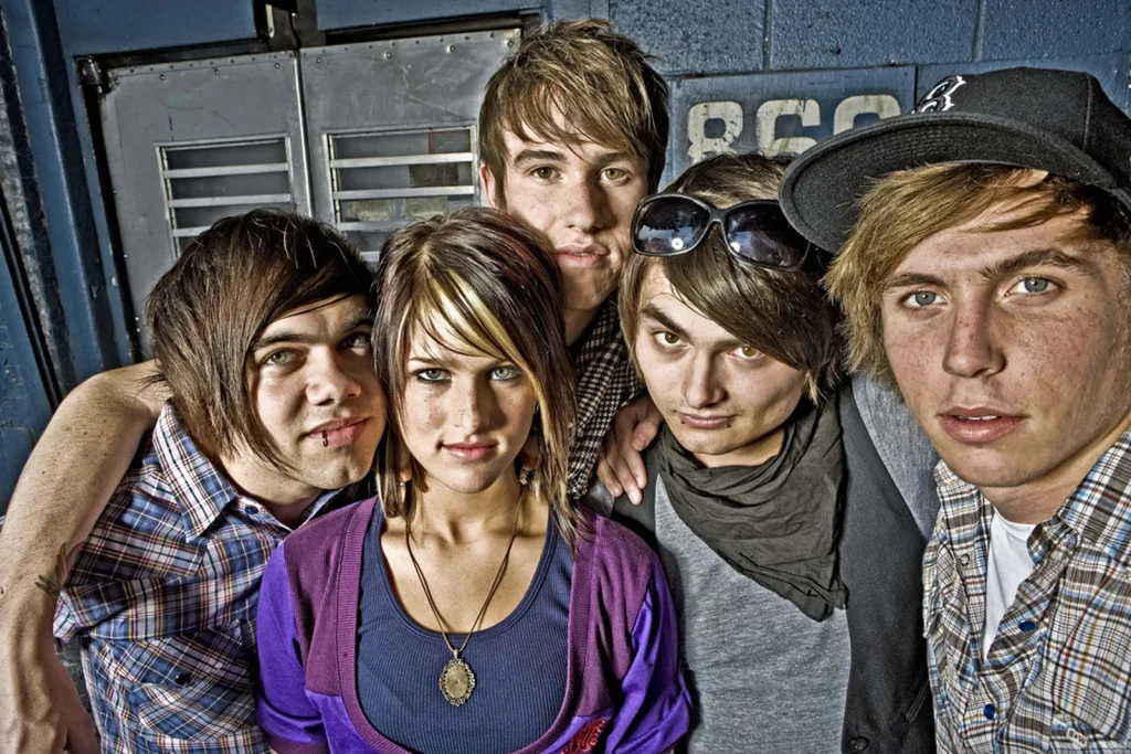 Official band image for Hey Monday from pop punk, emo featured on Pittsburgh Emo Night