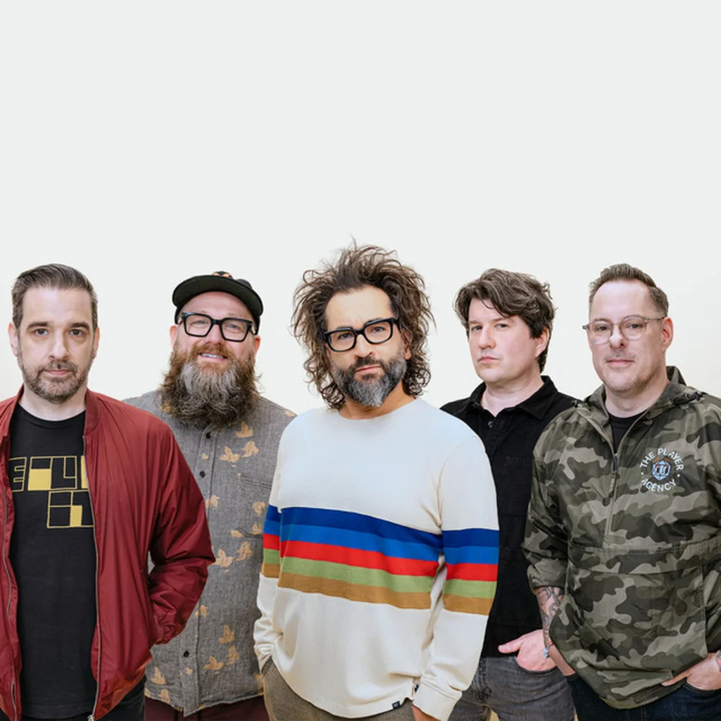 Official band image for Motion City Soundtrack from pop punk, emo featured on Pittsburgh Emo Night